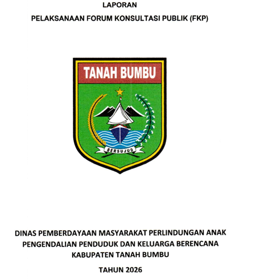 Laporan Pelaksanaan Forum Konsultasi Publik Tahun 2026